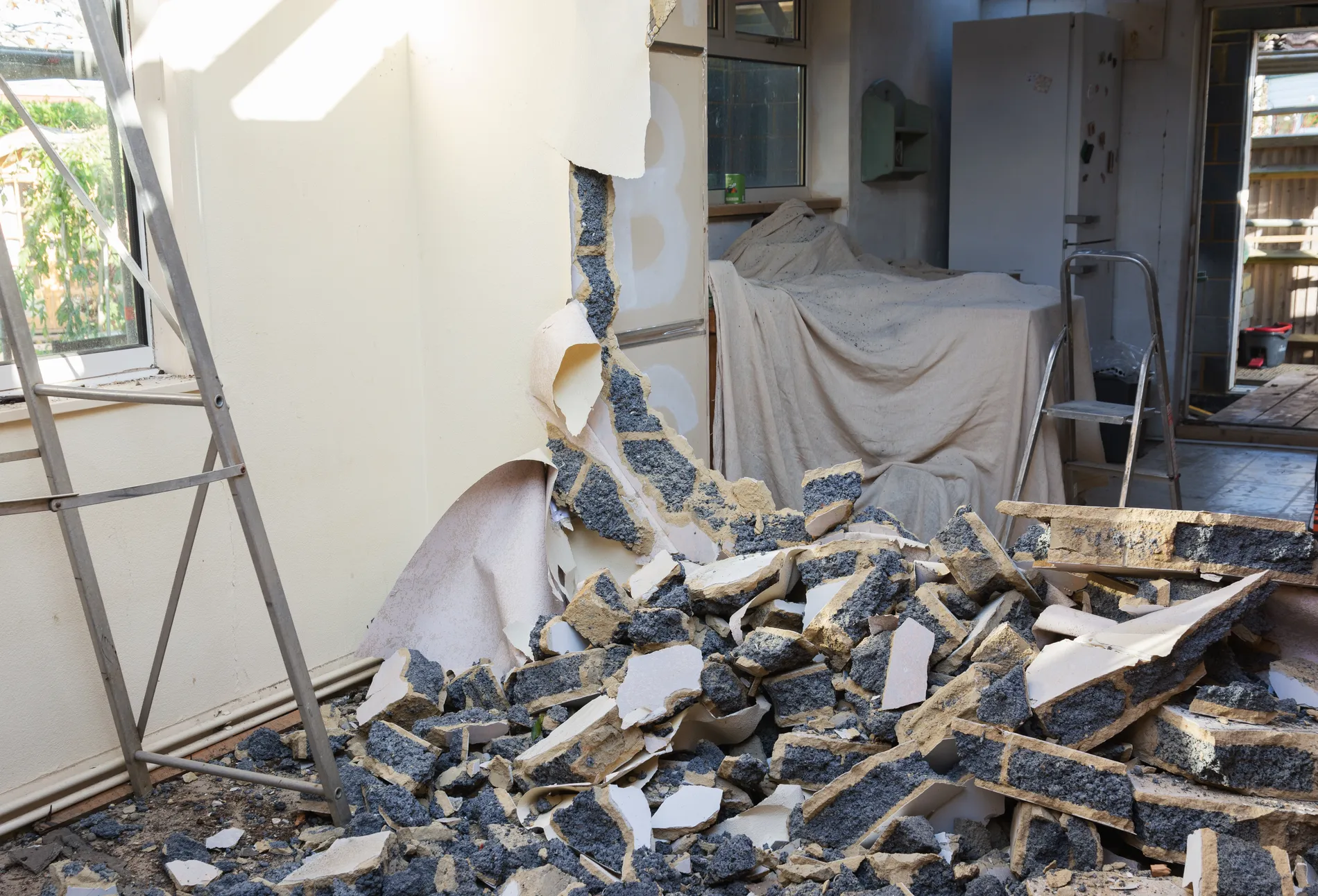 house interior demolition